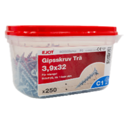 Billede af  Gipsskrue til træ SB