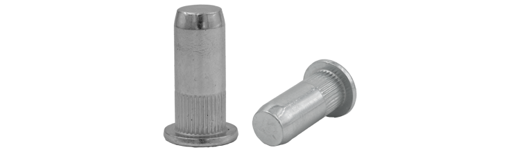 Billede af Blindnittemøtrik ST fladt hoved, lukket