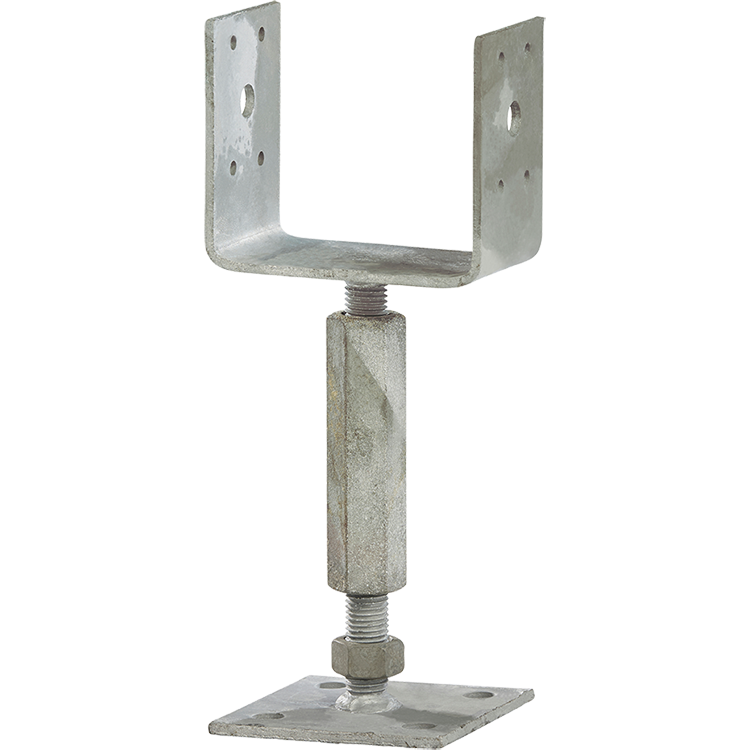 Billede af Stolpesko type U med plade